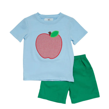 City Beautiful Children's Boutique - Large Apple Short Set
