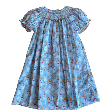 Petit Bebe - Halloween Ghost Print Bishop