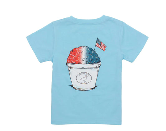 Properly Tied - Baby & Boys American Chillin Short Sleeve - Aqua