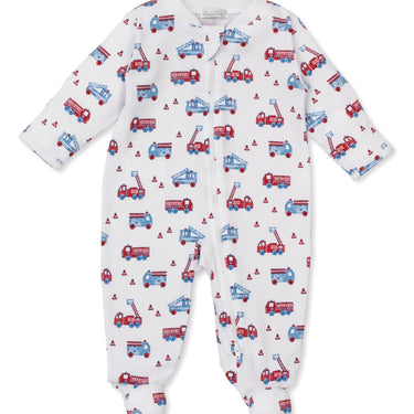 Kissy Kissy - Flashing Firetrucks PJ Footie