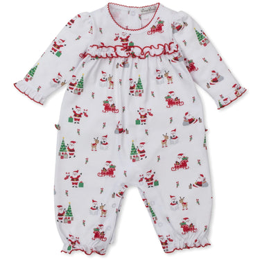Kissy Kissy - Christmas Capers Ruffle Playsuit