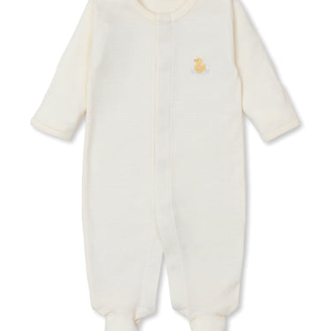 Kissy Kissy - Footie with Hand Embroidery - PREMIER Duckling