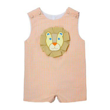 Zuccini Kids - Lion Ashton Shortall Orange Mini Seersucker