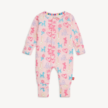 Magnetic Me - Pink Party Animals Glow in The Dark Modal Convertible Coverall