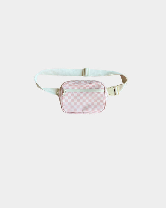 Baby Sprouts - Mini Belt Bag - Pink Lemonade Check