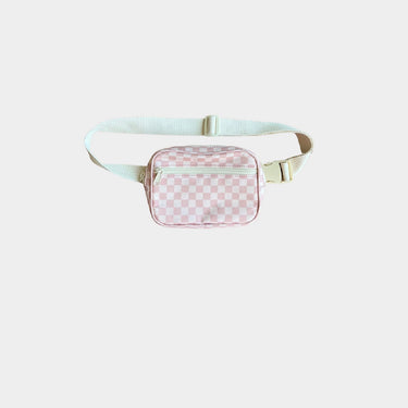 Baby Sprouts - Mini Belt Bag - Pink Lemonade Check
