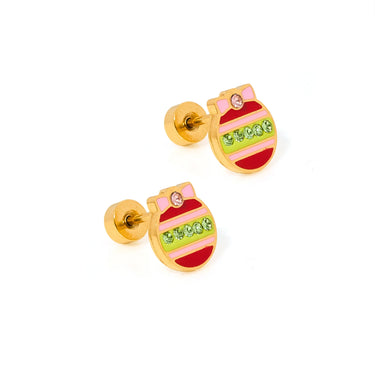Linny Co - Chandler Ornament Screwback Stud Earrings