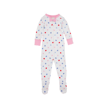 The Beaufort Bonnet - Noelle's Night Night Happy Hearts With Pier Party Pink