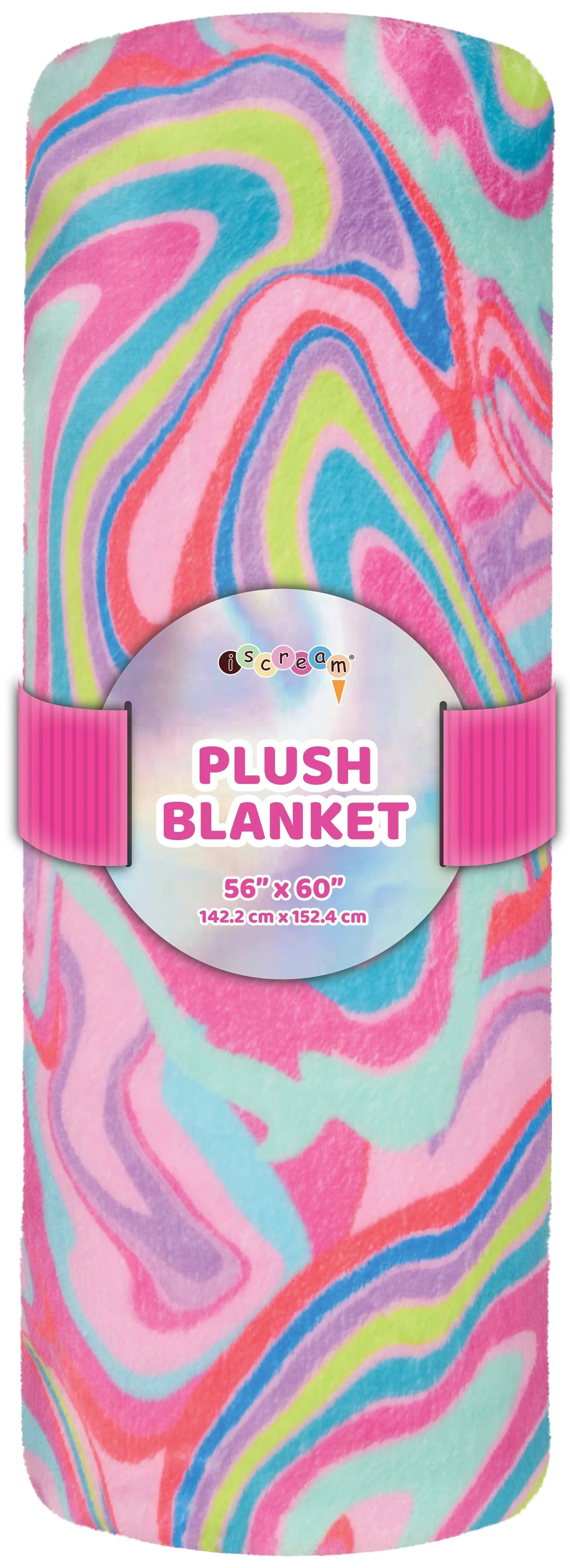 Iscream - Color Swirl Plush Blanket