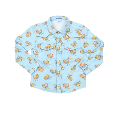 Blue Quail - Turkeys Pearl Snap Long Sleeve Shirt