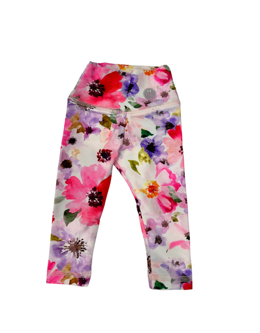 Yoga Baby - The Pink Splash Collection - Pink Splash High Waist Leggings