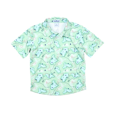 Blue Quail - Trail Map Camo Polo Short Sleeve Shirt