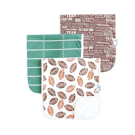 Copper Pearl - Burp Cloth Set (3-Pack) - Blitz