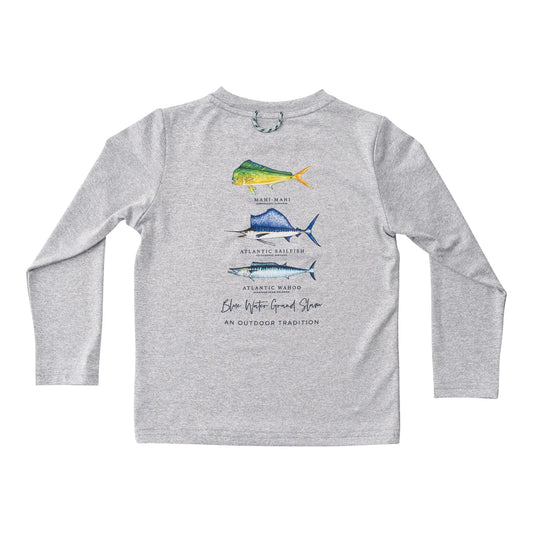 Prodoh - Pro Performance Long Sleeve Fishing T-Shirt - Fish on back