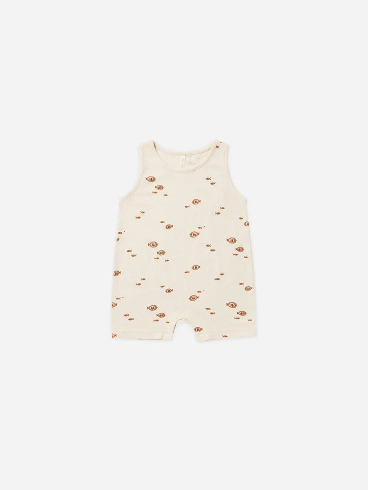 Rylee & Cru - Sleeveless One-Piece - Fish