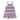 Andy& Evan - American  Striped Chambray Dress With Ruffle & Bow Details - Red, White, Blue, & Navy