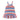 Andy& Evan - American  Striped Chambray Dress With Ruffle & Bow Details - Red, White, Blue, & Navy