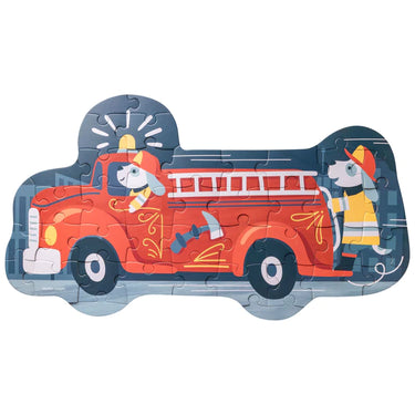 Stephen Joseph Gifts - Shaped Jigsaw Puzzle - Firetruck