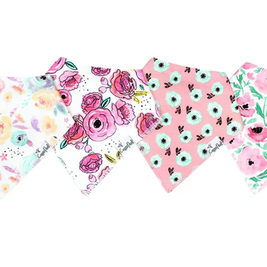 Copper Pearl Bandana Bib Set (4 Pack) -