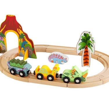 Mud Pie Dino Train Set