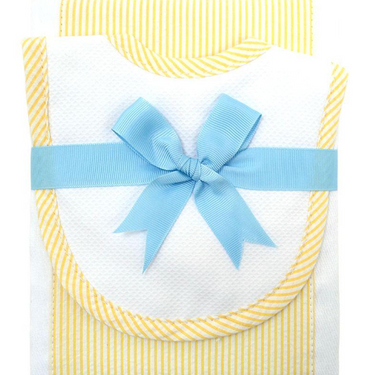 3 Marthas - Burp/Drooler Set Yellow Duck