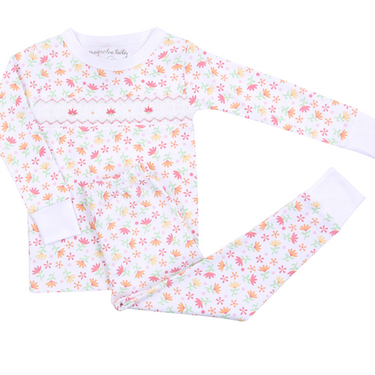 Magnolia Baby - Autumn’s Classics Smocked Long Pajamas