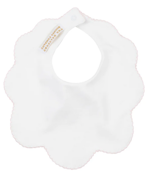 The Beaufort Bonnet Co - Worth Avenue - Bellyful Bib -  Scallop Picot