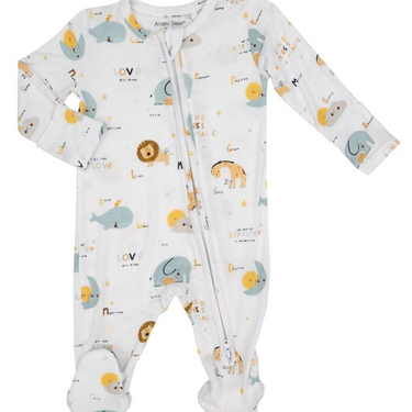 Angel Dear - 2 Way Zipper Footie - Full Of Love