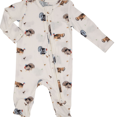 Angel Dear - 2 Way Zipper Footie - Turkey