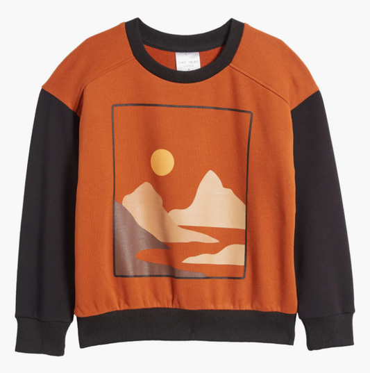 Tiny Tribe - Wanderlust Colourblock Sweat Top