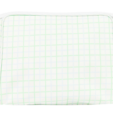 Apple Of My Isla - The Go Bag Large - Blue Green Windowpane