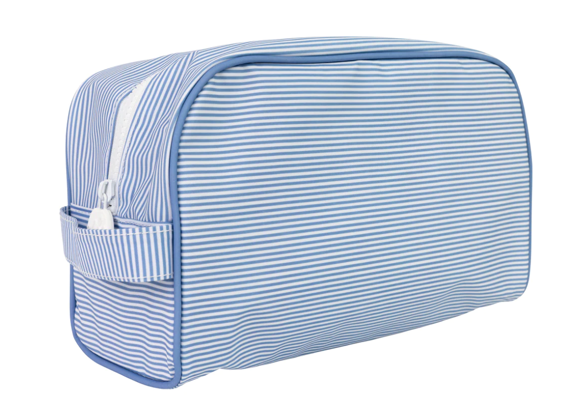 Apple Of My Isla - Dopp Kit - Navy Stripe