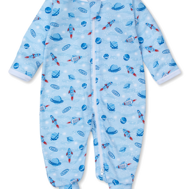 Kissy Kissy - PJ's Galaxy Footie with Zipper