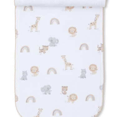 Kissy Kissy - Burp Cloth - Safari Squad