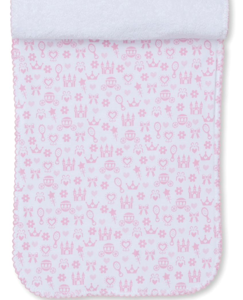 Kissy Kissy - Burp Cloth Royal Detail