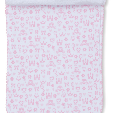 Kissy Kissy - Burp Cloth Royal Detail