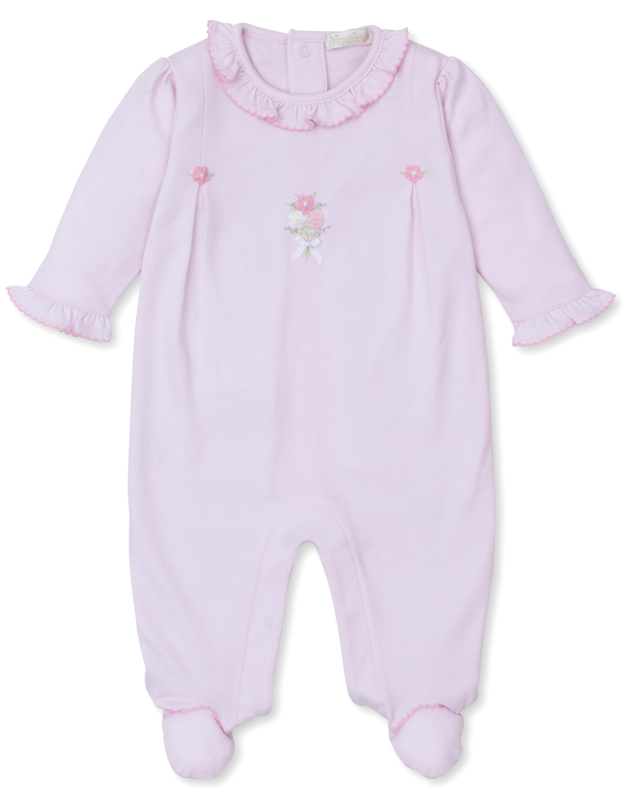 Kissy Kissy - Footie with Embroidery - Pink