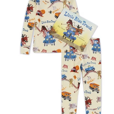 Books To Bed - Little Blue Truck Pajama and Book Set