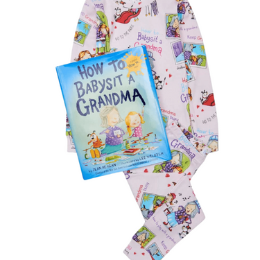 Books To Bed - How to Babysit Grandma Pajama + Book Set