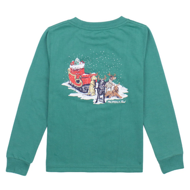 Properly Tied Boys Sleigh Dogs Long Sleeve