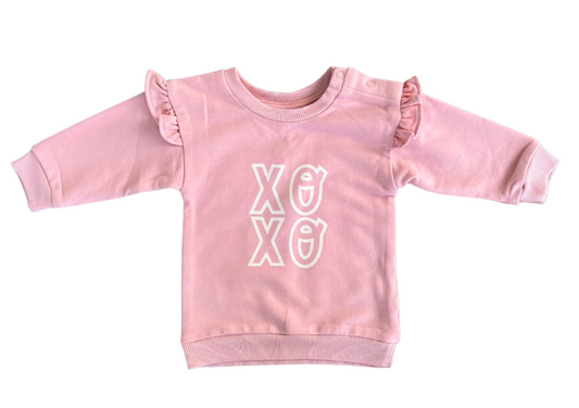 Baby Sprouts - Ruffle Sweatshirt - XOXO