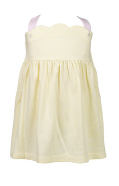 Proper Peony - Yellow Strips Bloomer Set
