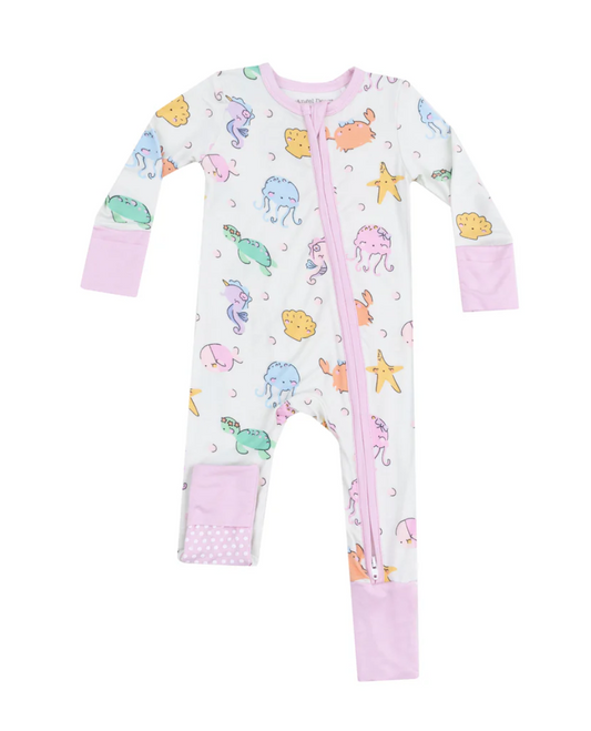 Angel Dear - Cutie Sea Creature 2 Way Zipper Romper