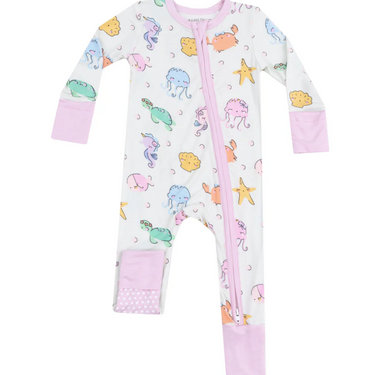 Angel Dear - Cutie Sea Creature 2 Way Zipper Romper