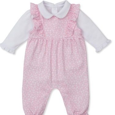 Kissy Kissy - Fall in Bloom Pink Overall Set