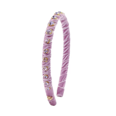 Poppyland - Velvet Stone Purple Headband