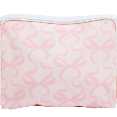 Apple of My Isla - The Go Bag Large - Bows on Pink