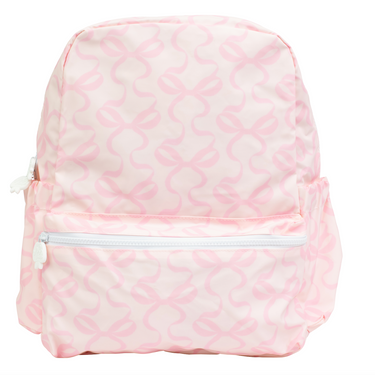Apple of My Isla - Large Backpack - Pink on Pink Bows
