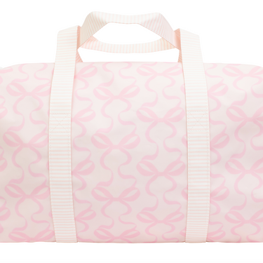 Apple of My Isla - Duffle Bag - Pink on Pink Bows