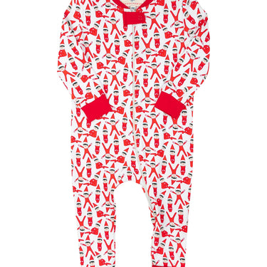 Smockingbird - Shelf Elf Zip up Pajama Set